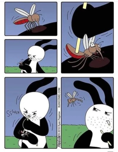 어딜 감히! 좃만한 모기쉑