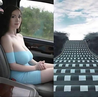 미소짓는 운전자